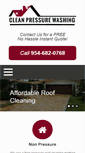 Mobile Screenshot of cleanpressurewashing.com